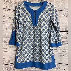 Cabana Life Swim Cover up Womens size Small UPF 50+ Lightweight Tunic Paisley